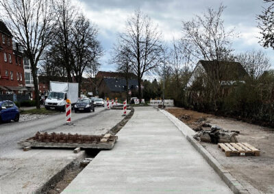 Erneuerung Busbuchten, Moislinger Allee, Lübeck