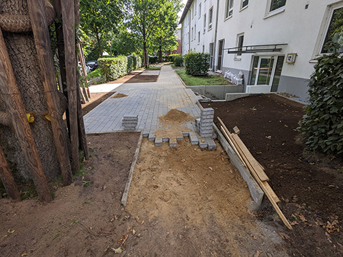 Oberflächenentwässerung Wakendorfer Weg, Hamburg
